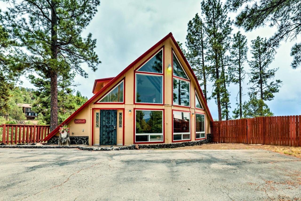 Villa A-Frame Ruidoso Retreat With Deck, Grill And Views! Extérieur photo