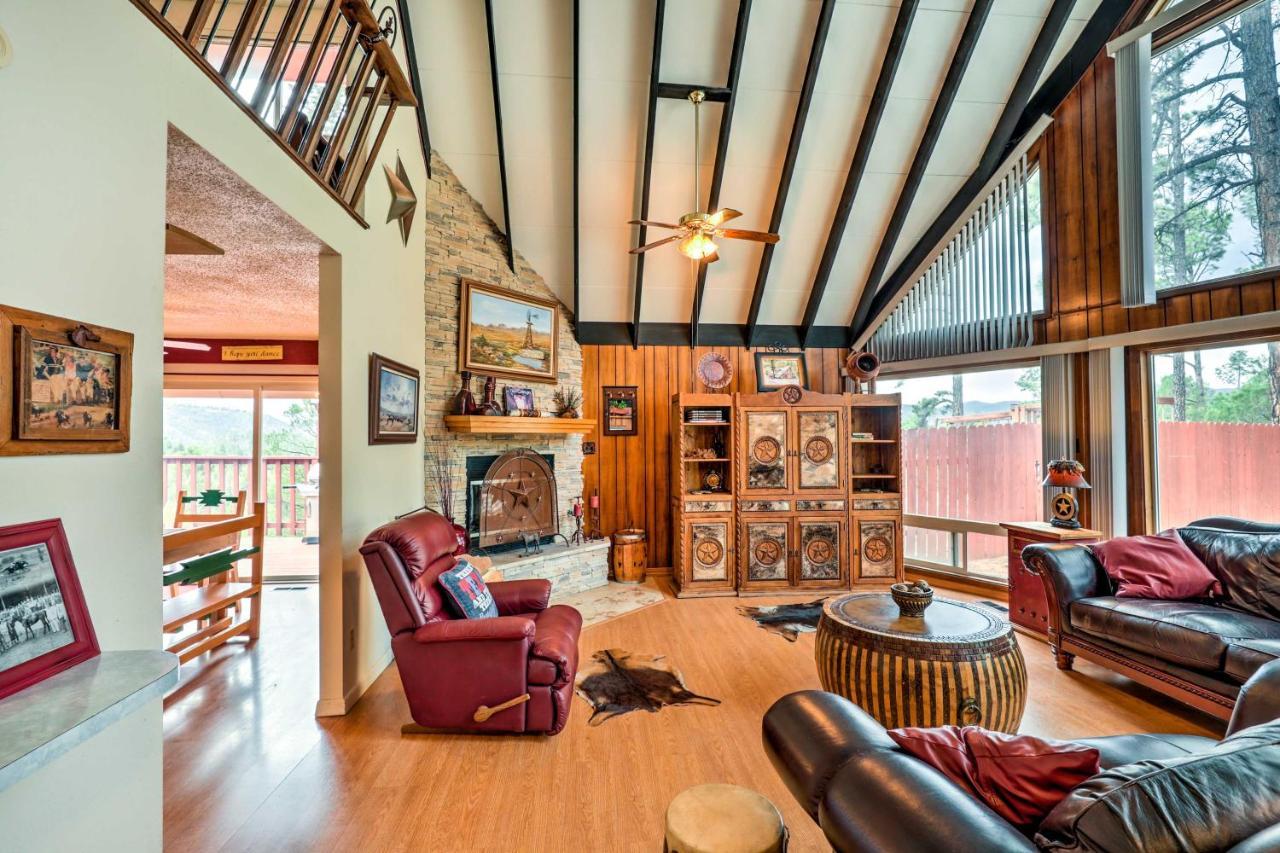 Villa A-Frame Ruidoso Retreat With Deck, Grill And Views! Extérieur photo