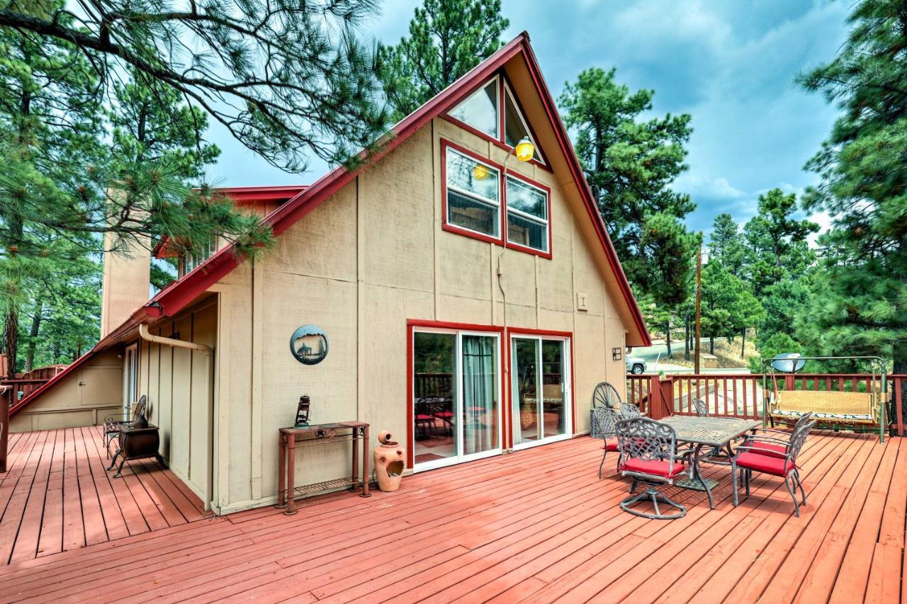 Villa A-Frame Ruidoso Retreat With Deck, Grill And Views! Extérieur photo