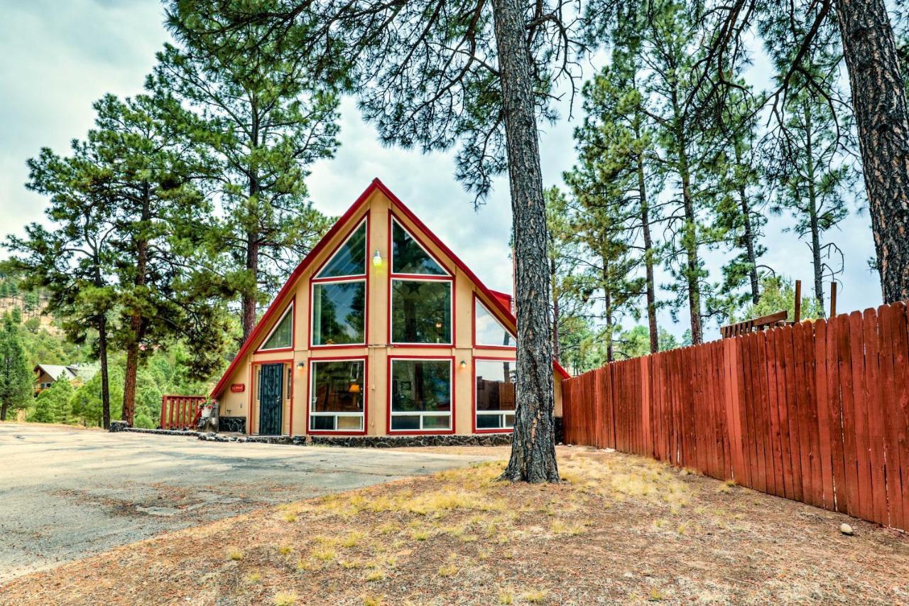 Villa A-Frame Ruidoso Retreat With Deck, Grill And Views! Extérieur photo