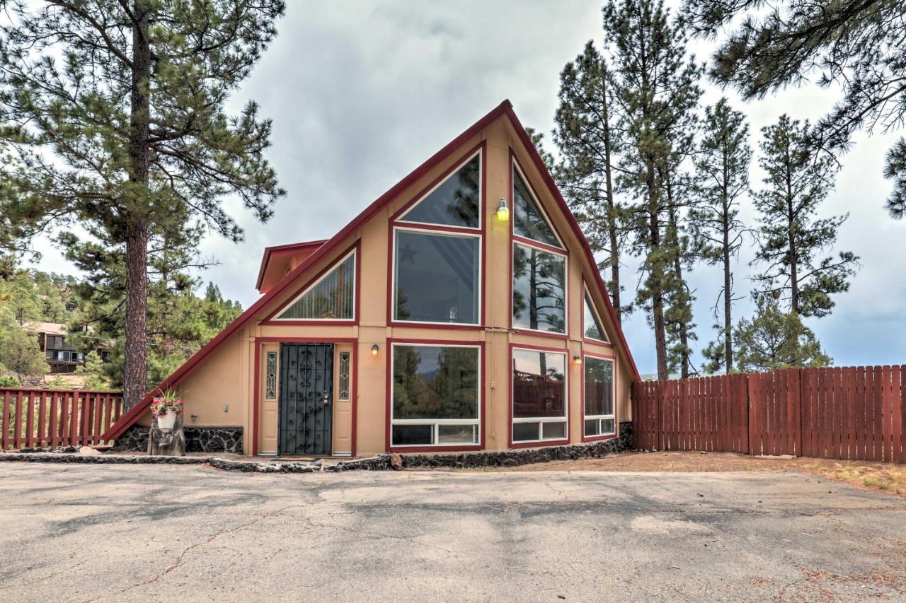 Villa A-Frame Ruidoso Retreat With Deck, Grill And Views! Extérieur photo